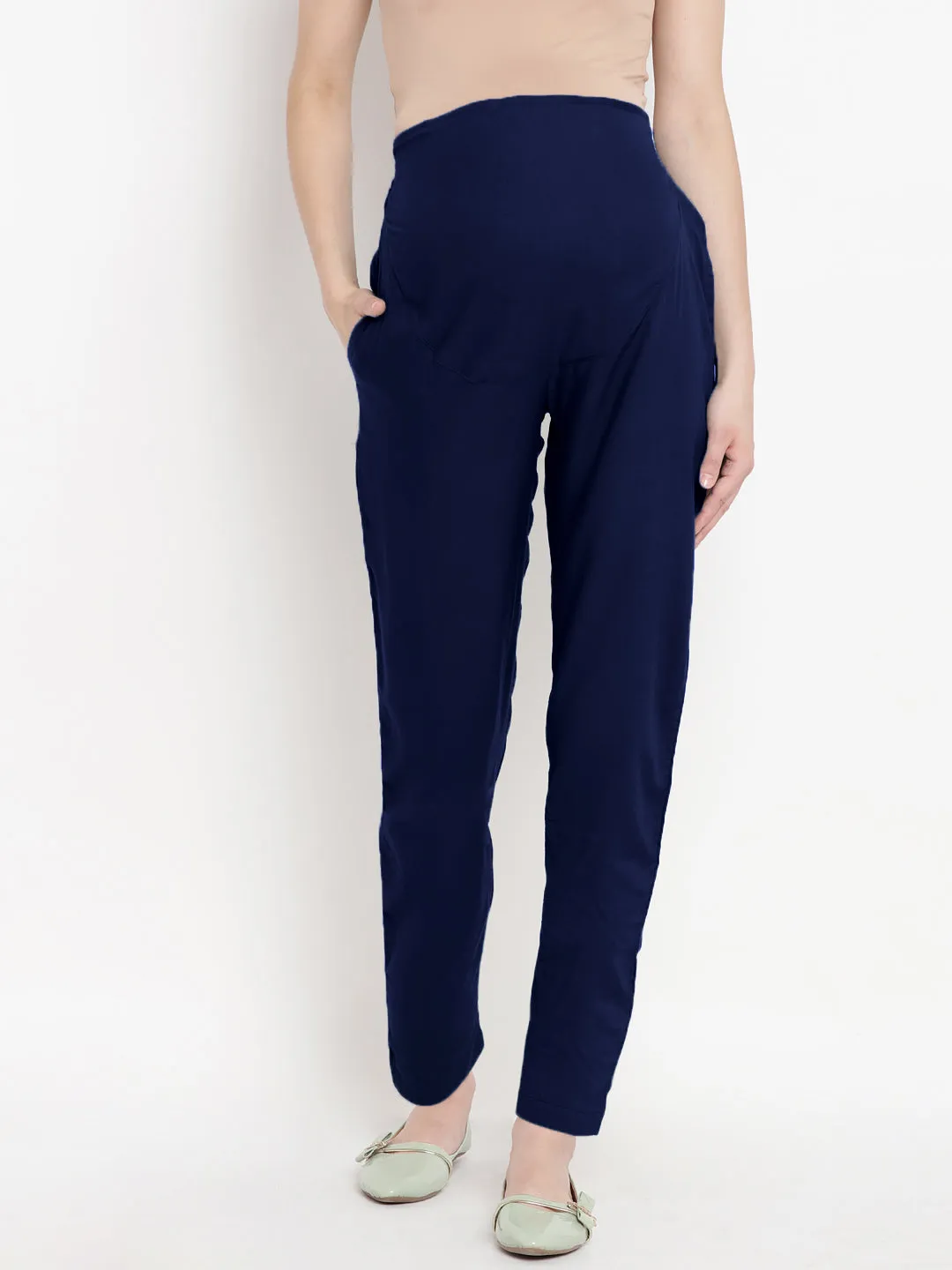 Navy Blue Maternity Loungewear Pants