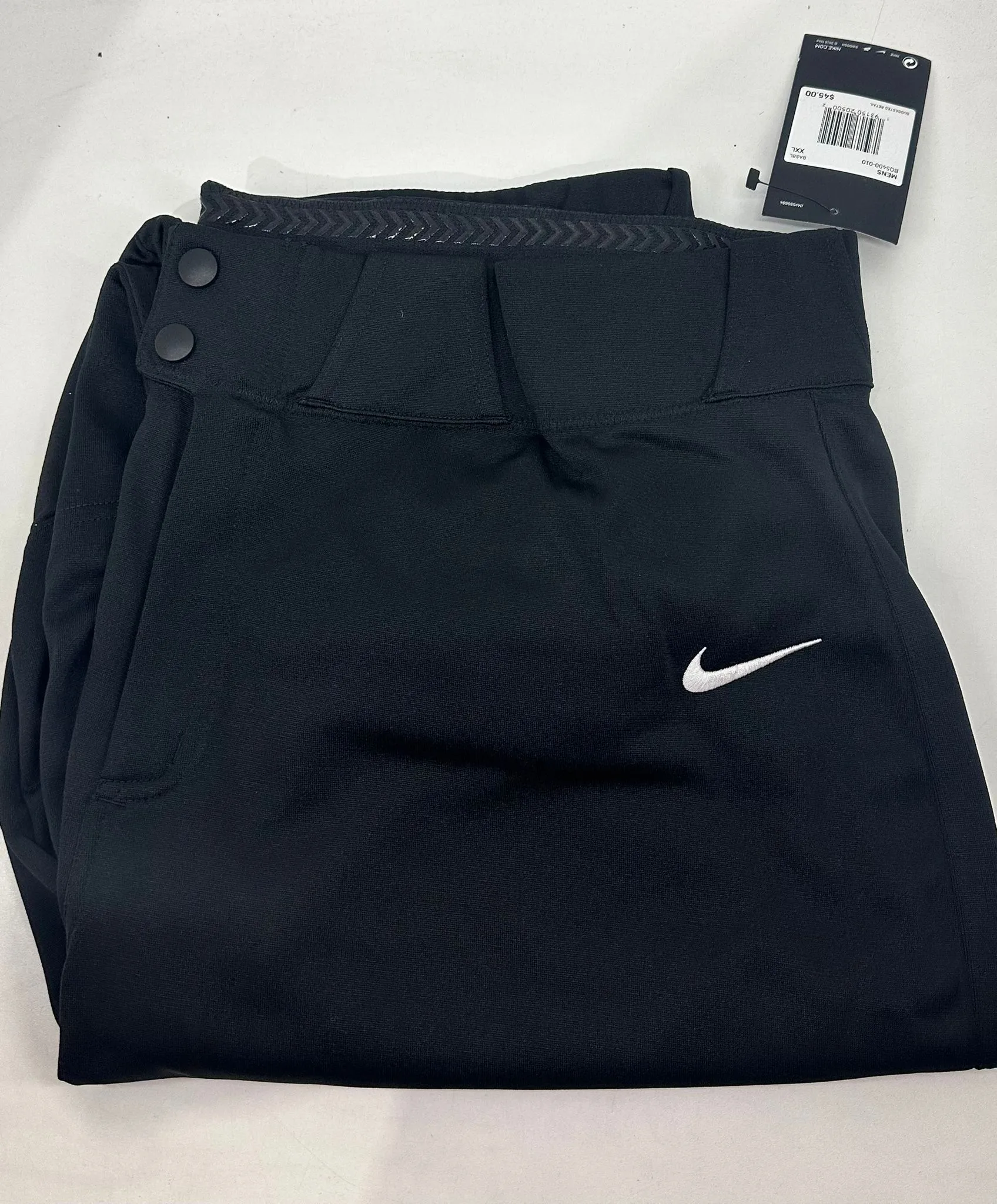 Nike Men Black Size XX-Large Baseball Pants