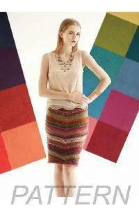 Noro 27 Chevron Pencil Skirt PATTERN ONLY