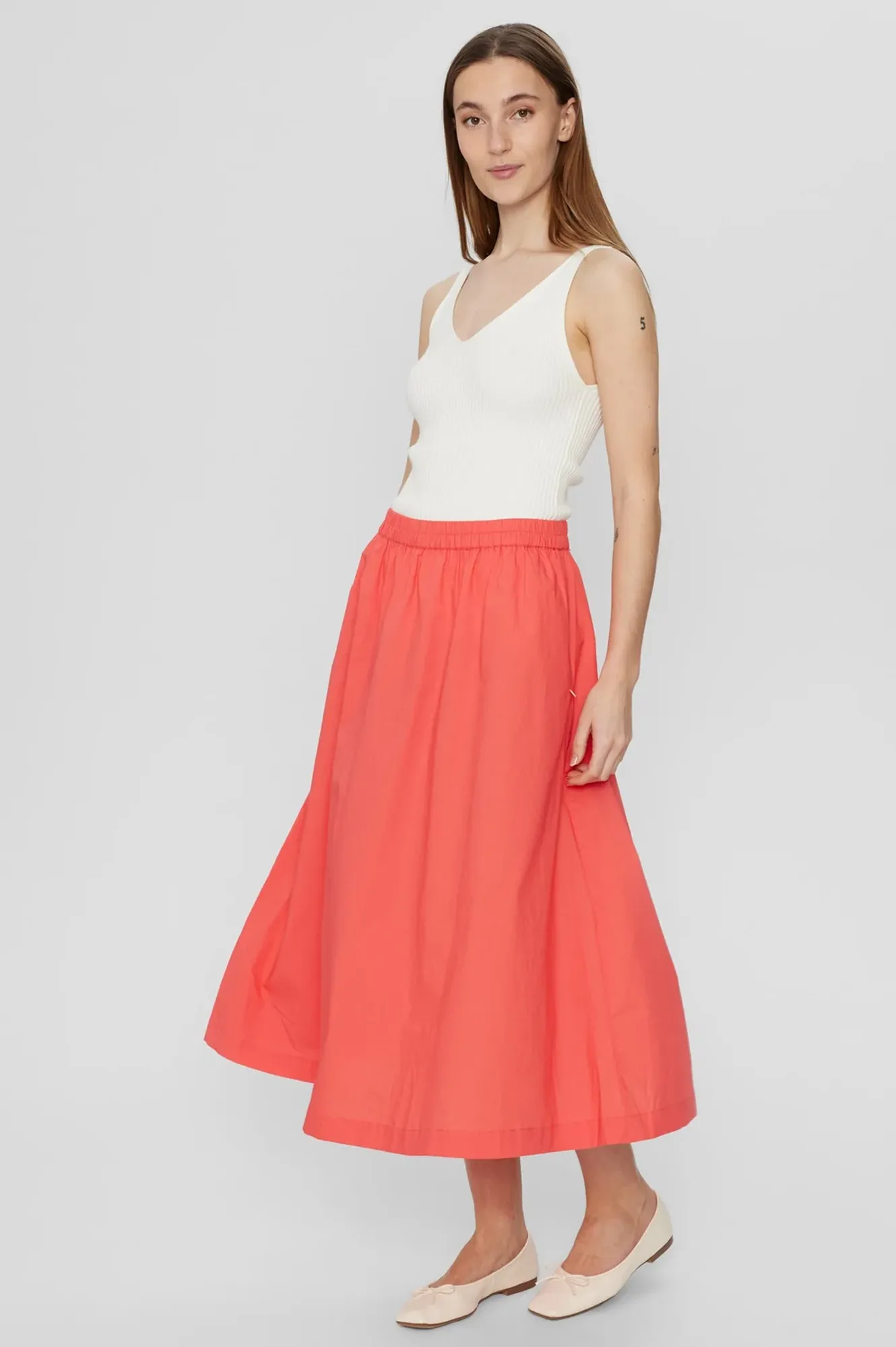 Numph Gia Calypso Coral Skirt