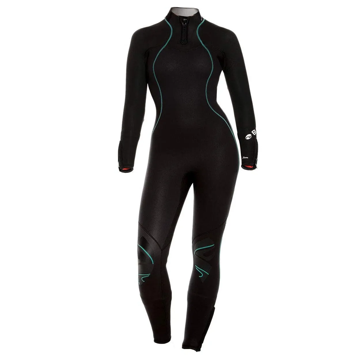 Open Box Bare 7mm Womens Nixie Ultra Dive Wetsuit-Black-06