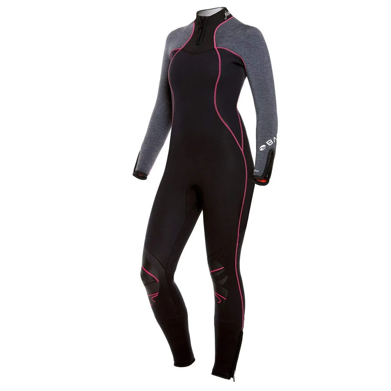 Open Box Bare 7mm Womens Nixie Ultra Dive Wetsuit-Grey Heather -10