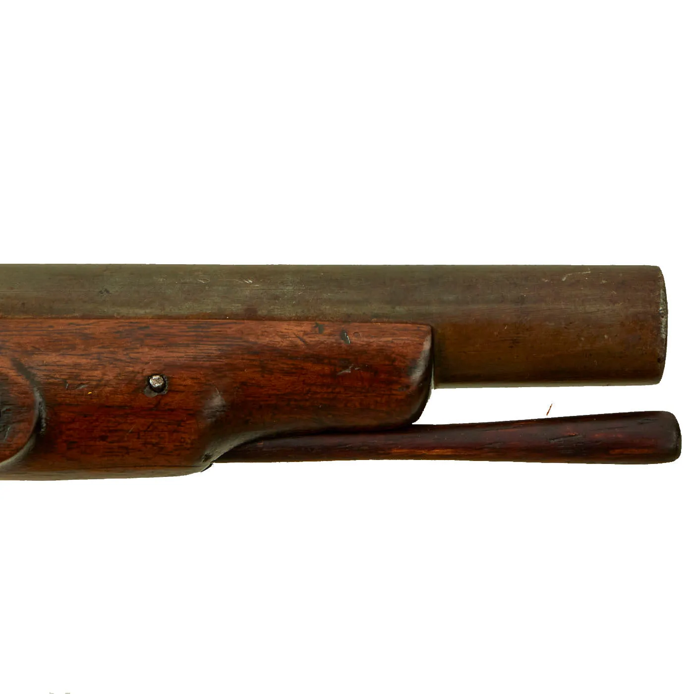 Original British Percussion Converted Flintlock Overcoat Pistol Signed "Bury" with Proof Marked Barrel - Circa 1810