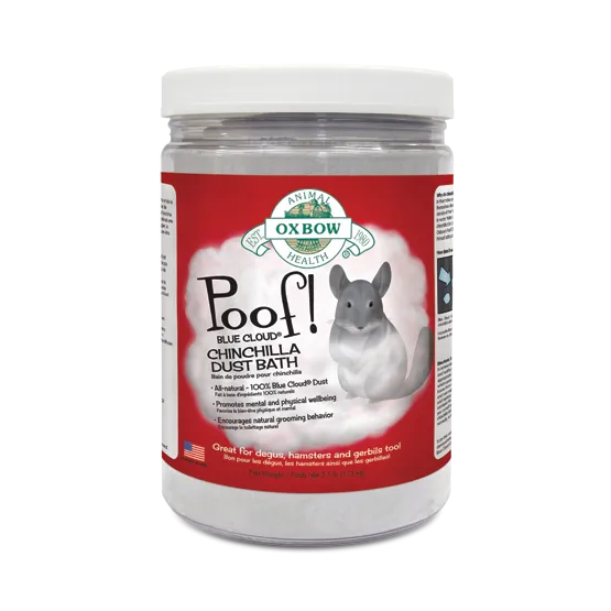 Oxbow Poof Blue Cloud Chinchilla Dust Bath 2.5lb