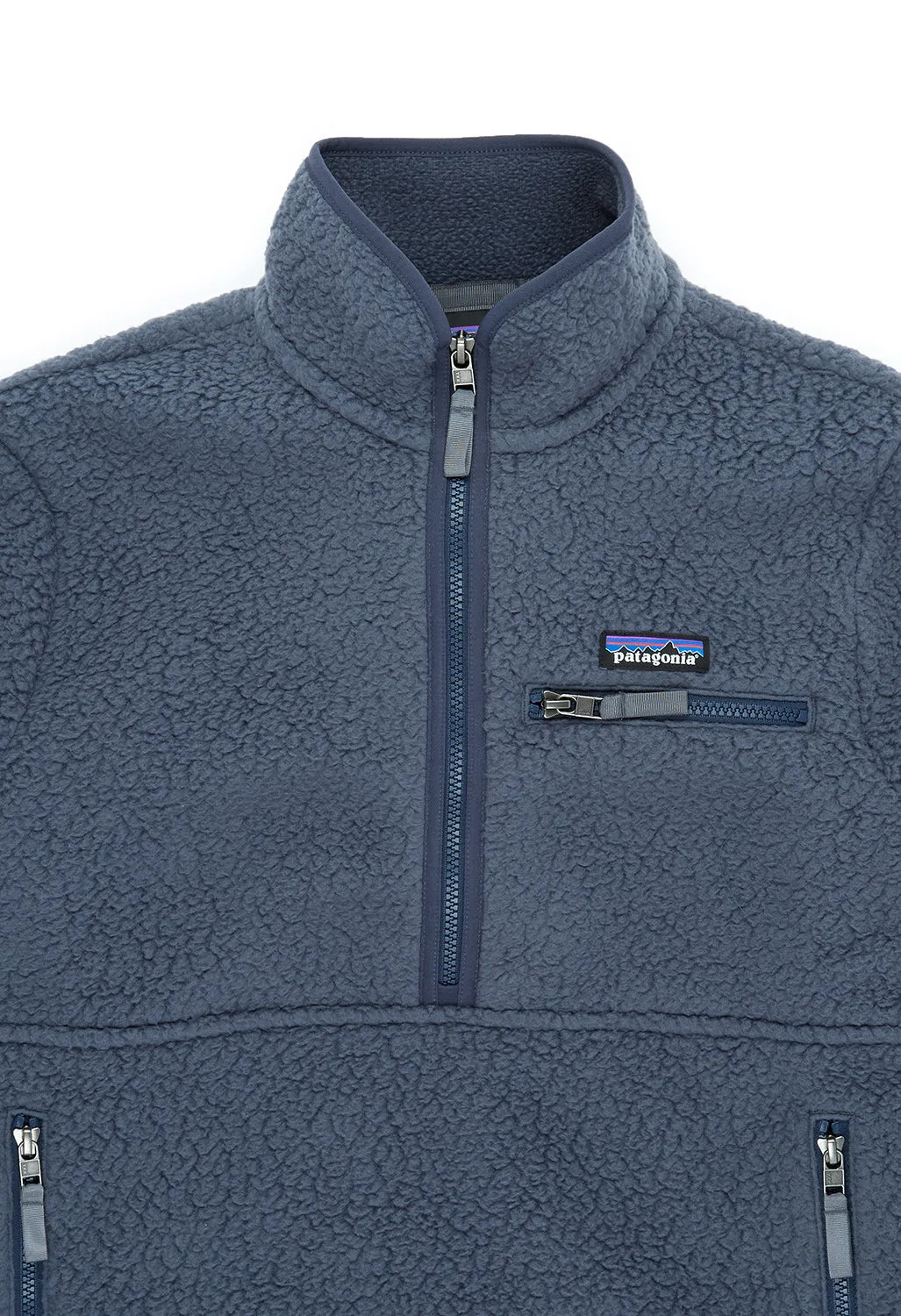 Patagonia Retro Pile Marsupial Women's Fleece Jacket - Smolder Blue