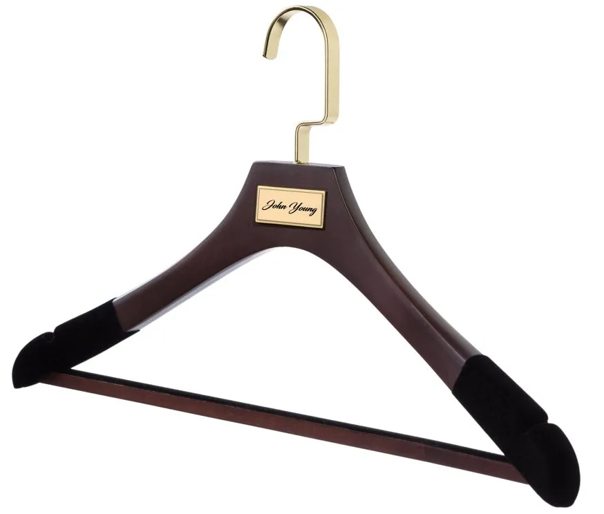 PERSONALISED HANGERS: Any Name or Logo on Matching Plaque.