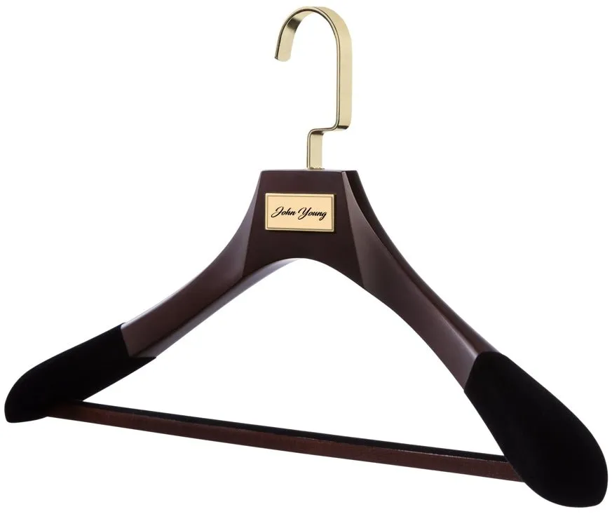 PERSONALISED HANGERS: Any Name or Logo on Matching Plaque.