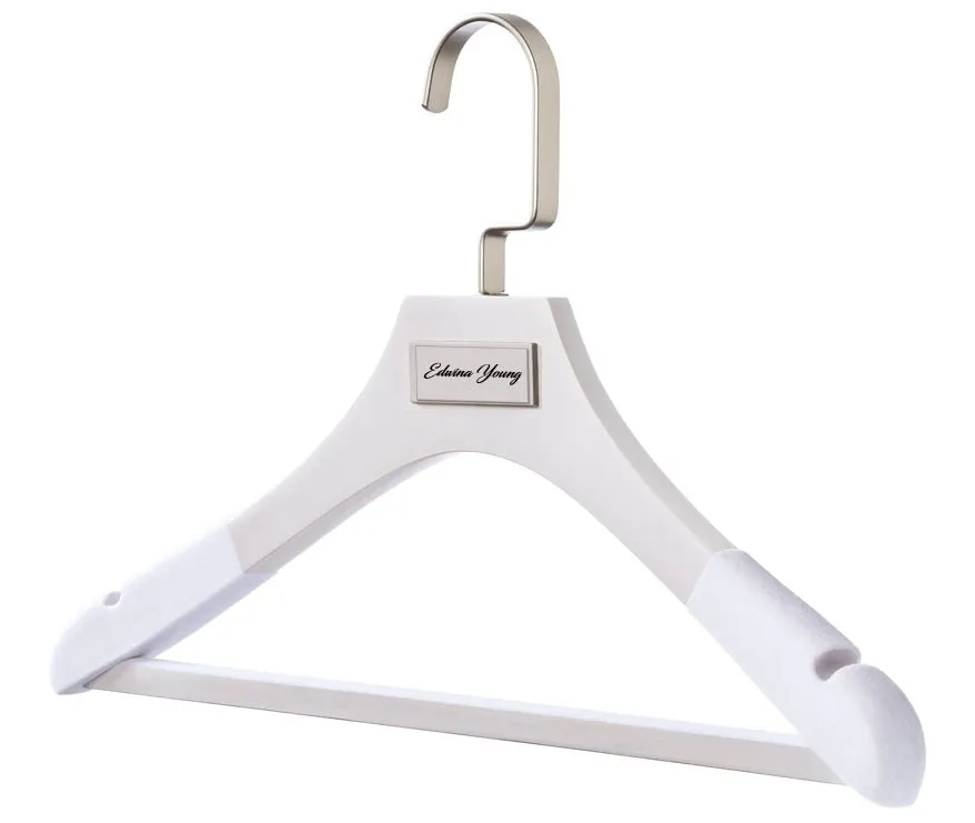 PERSONALISED HANGERS: Any Name or Logo on Matching Plaque.