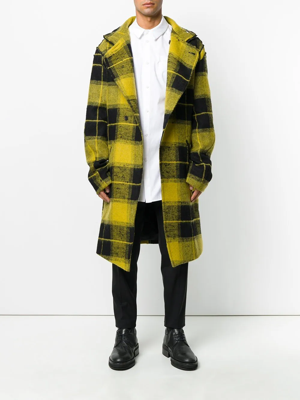 Plaid Coat Sulpher