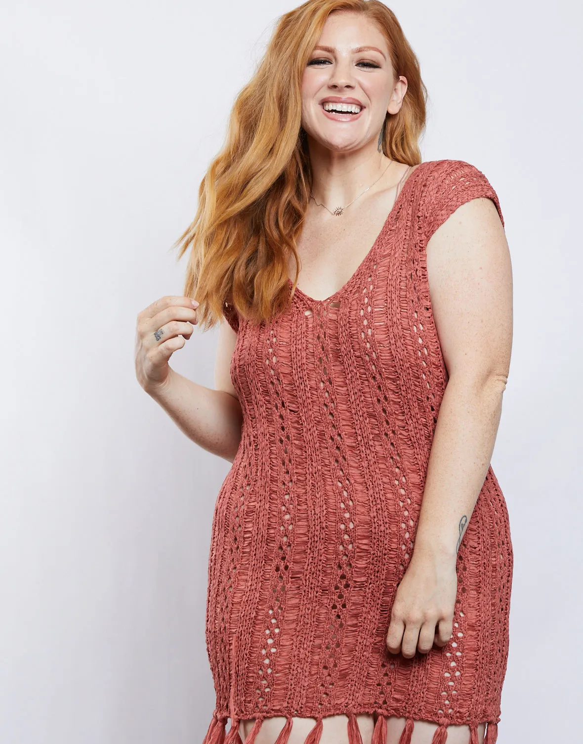 Plus Size Crochet Dreams Dress