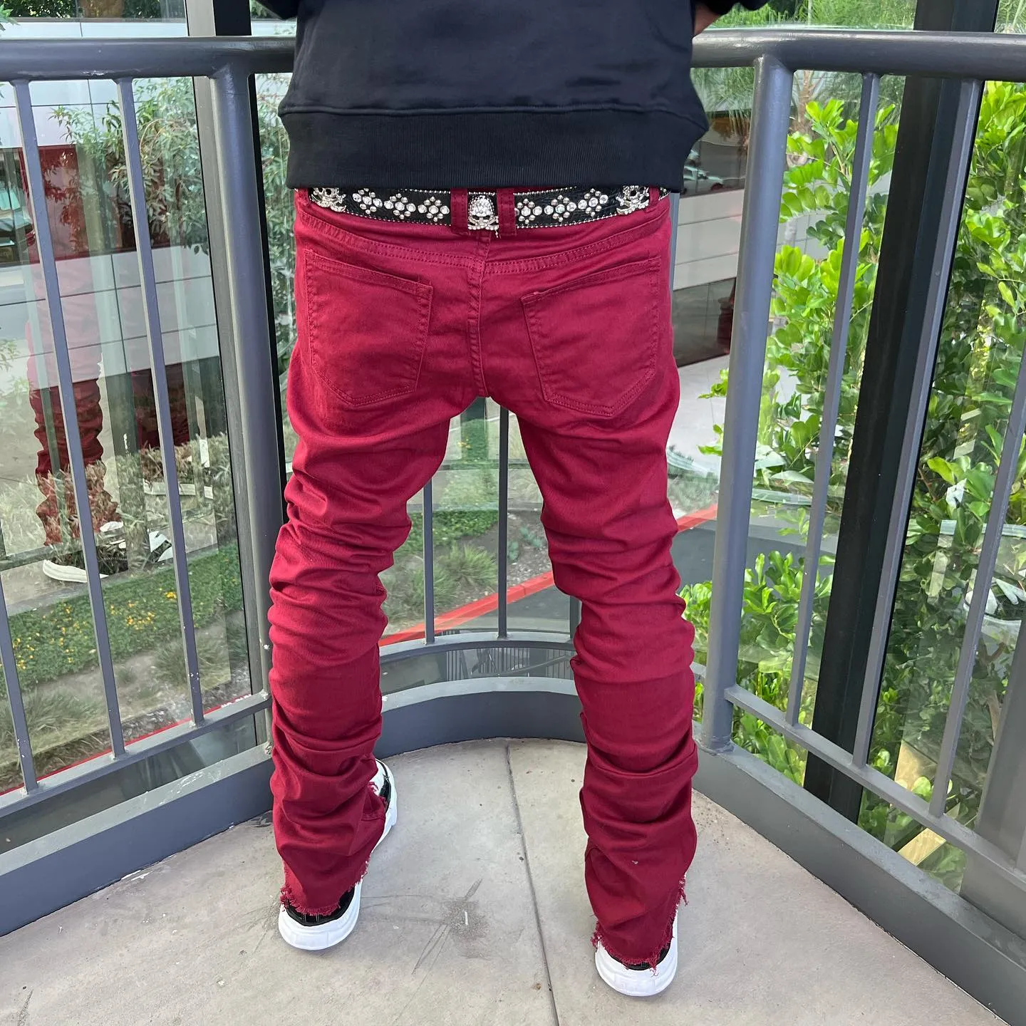 Premium Red Street Style Jeans