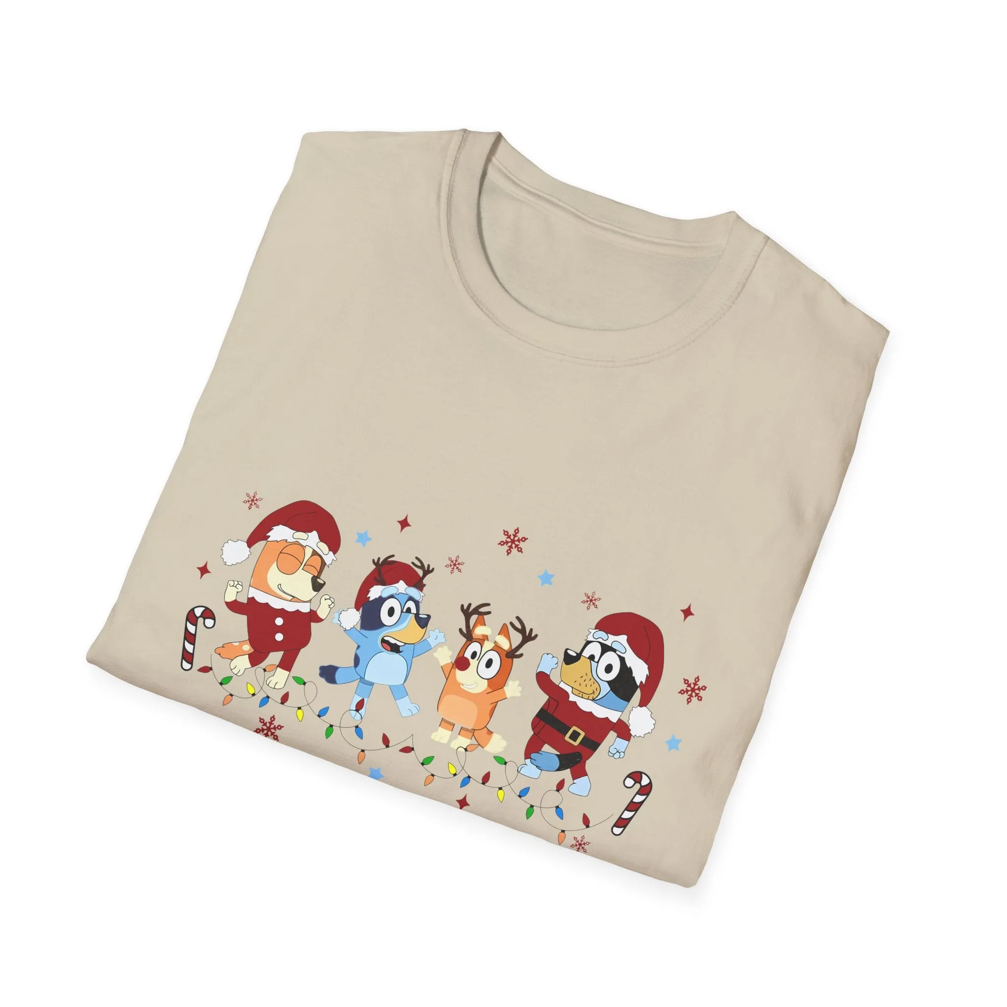 Princess Grace Festive Holiday Unisex T-Shirt - Cheerful Cartoon Characters