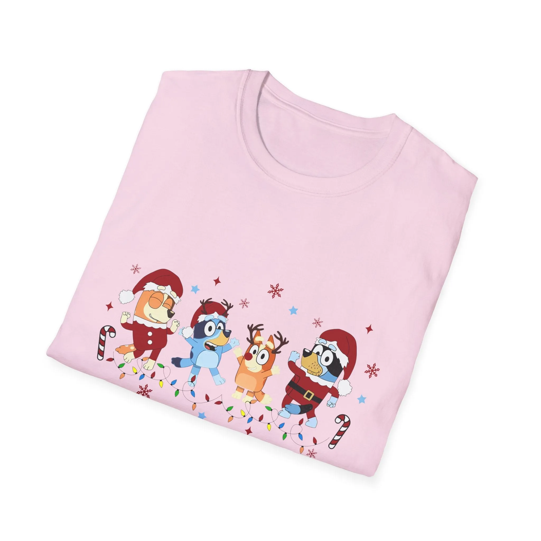 Princess Grace Festive Holiday Unisex T-Shirt - Cheerful Cartoon Characters