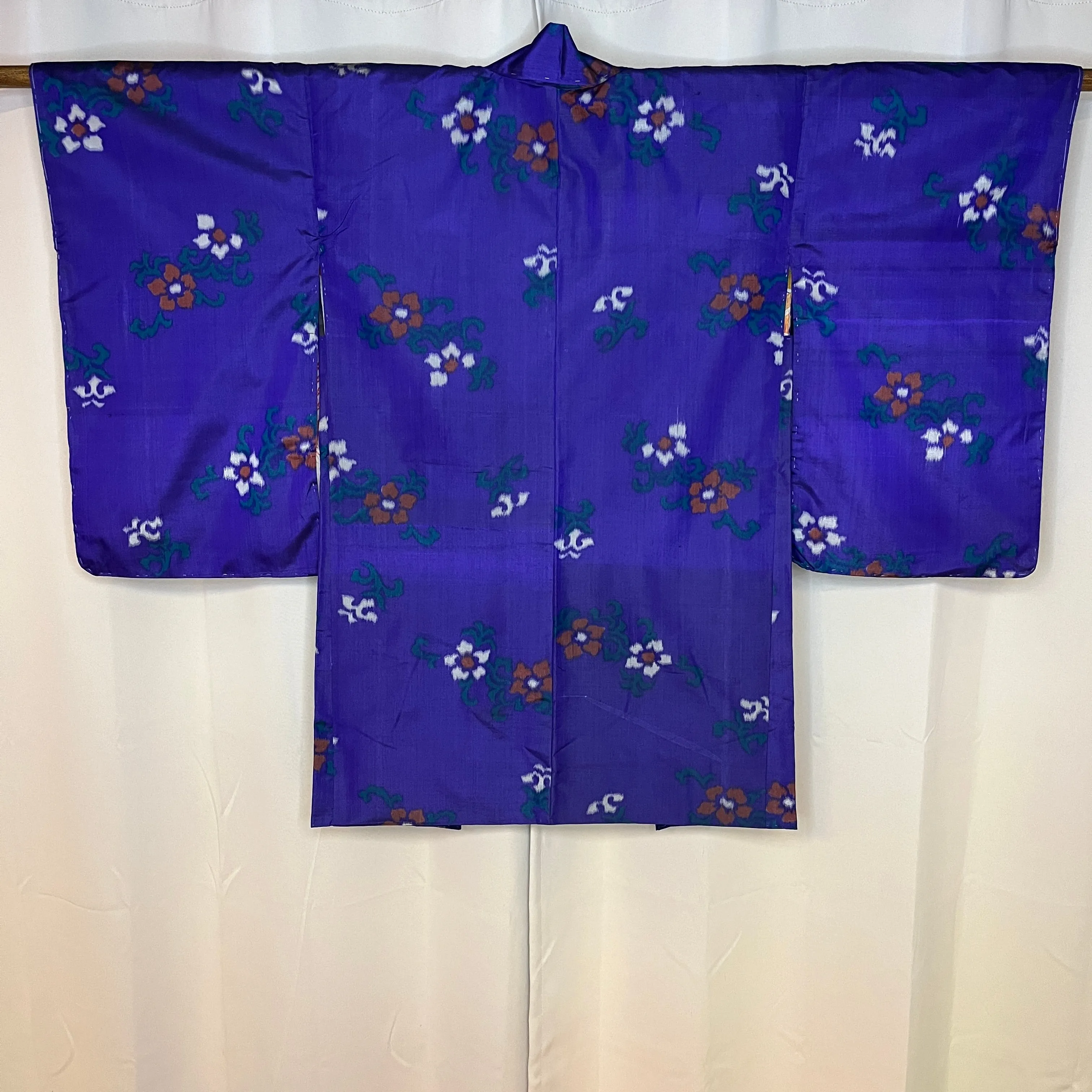 "Five Petal Florals" Vintage Meisen Haori