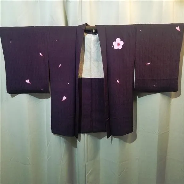 "Plum Branches" Vintage Painted Haori