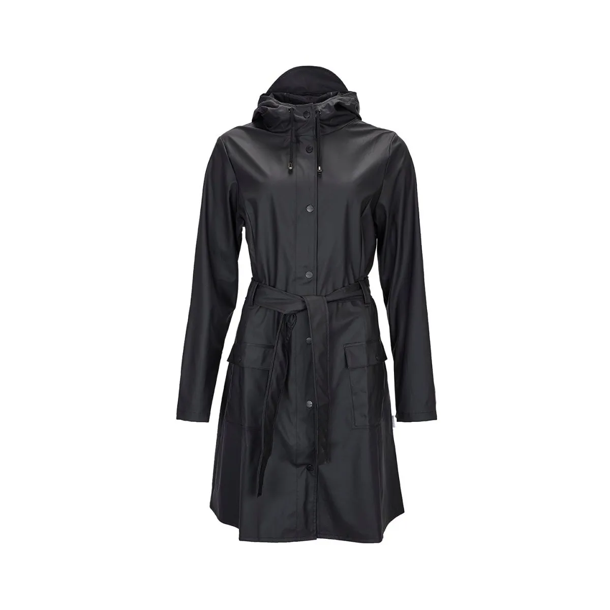 Rains Curve Belt Jacket Black Large