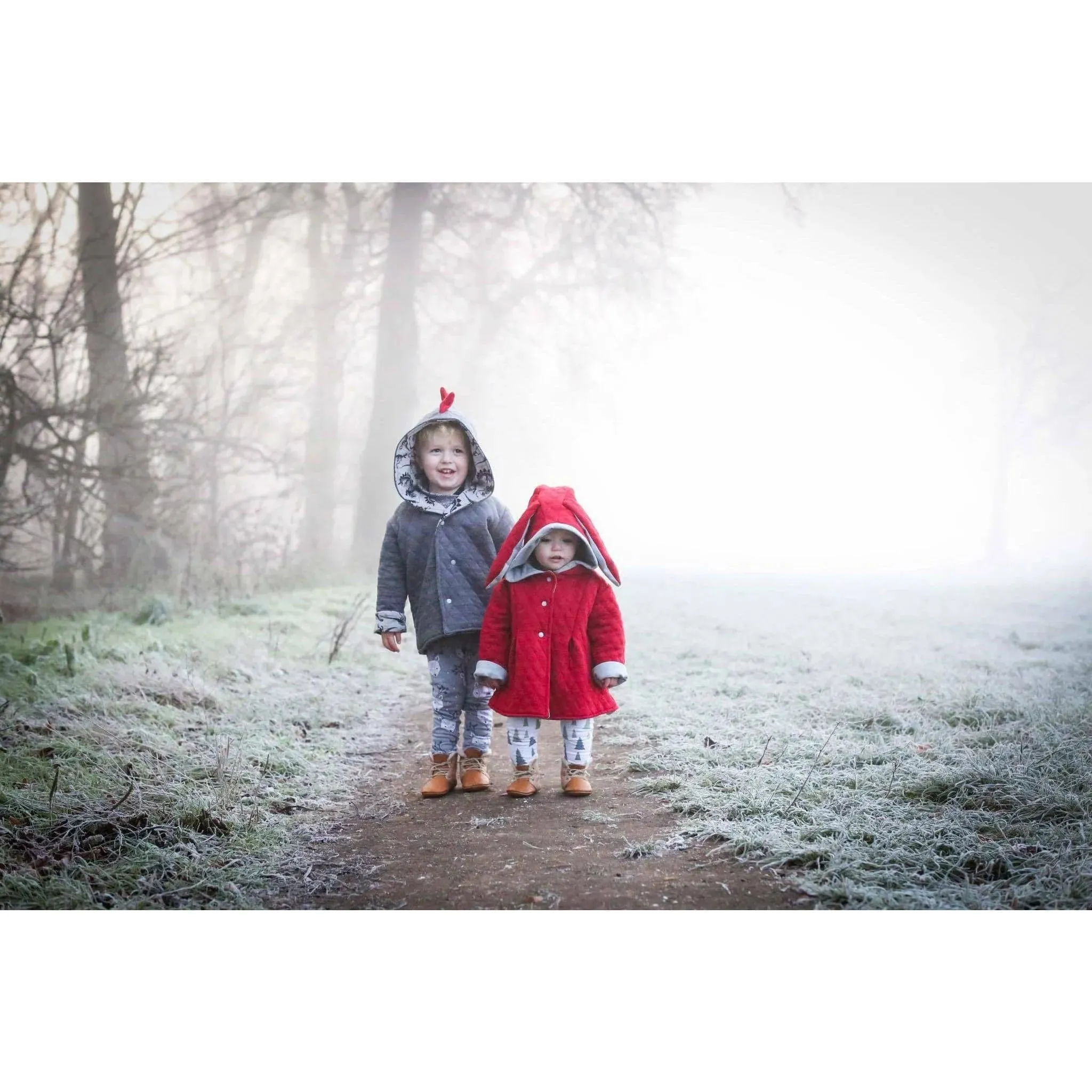 Red & Grey Bonnie Bunny Jacket