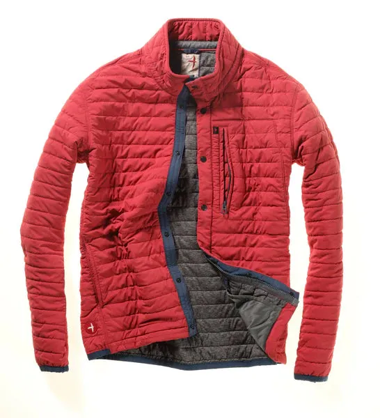 Relwen Windzip Jacket in Red Fade