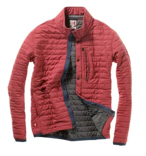 Relwen                                                              Windzip Jacket in Red Fade