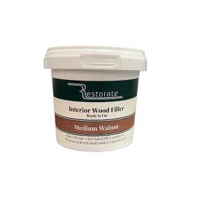 Restorate Interior Wood Filler Medium Walnut 250g