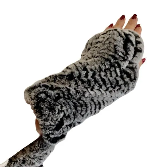 Rex Rabbit Fingerless Mitts