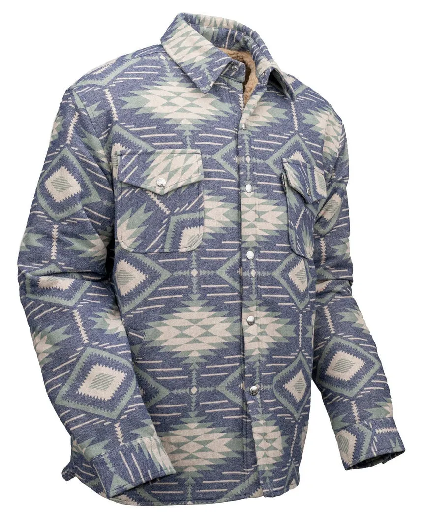 Ronan Blue Aztec Jacket