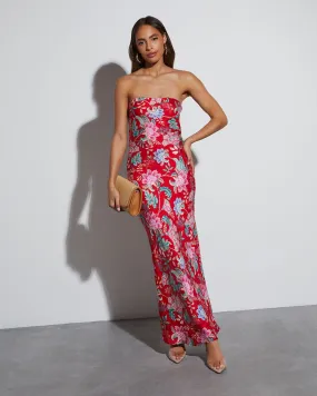 Rosemary Strapless Slip Maxi Dress