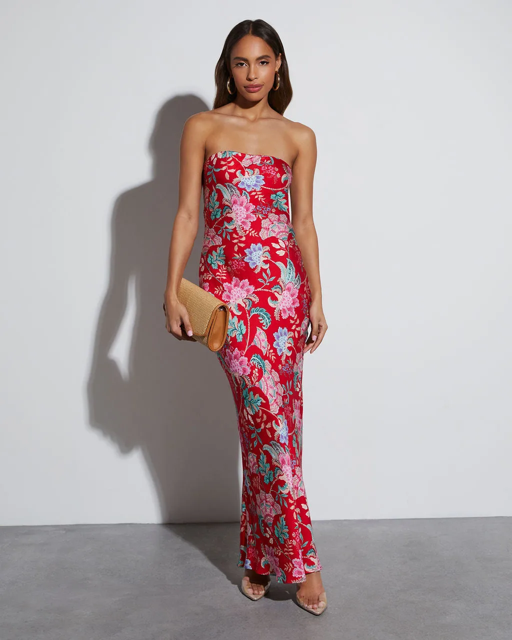 Rosemary Strapless Slip Maxi Dress