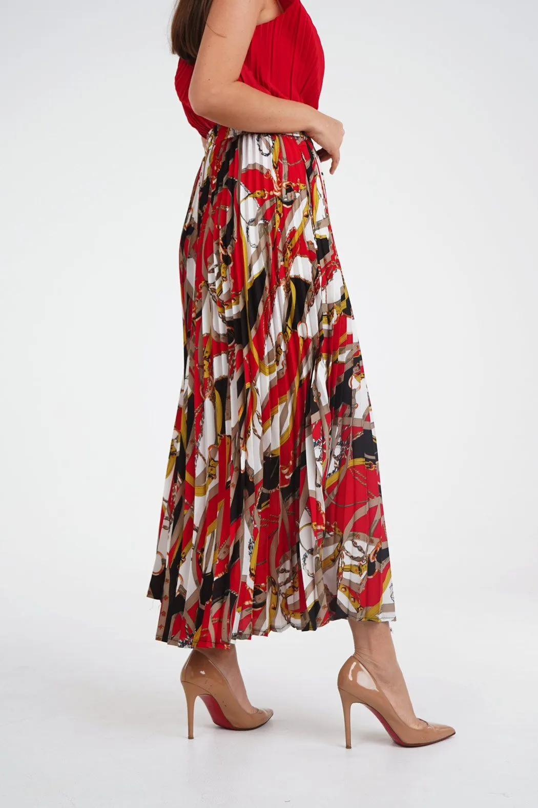 Sancha A-Line Printed Skirt