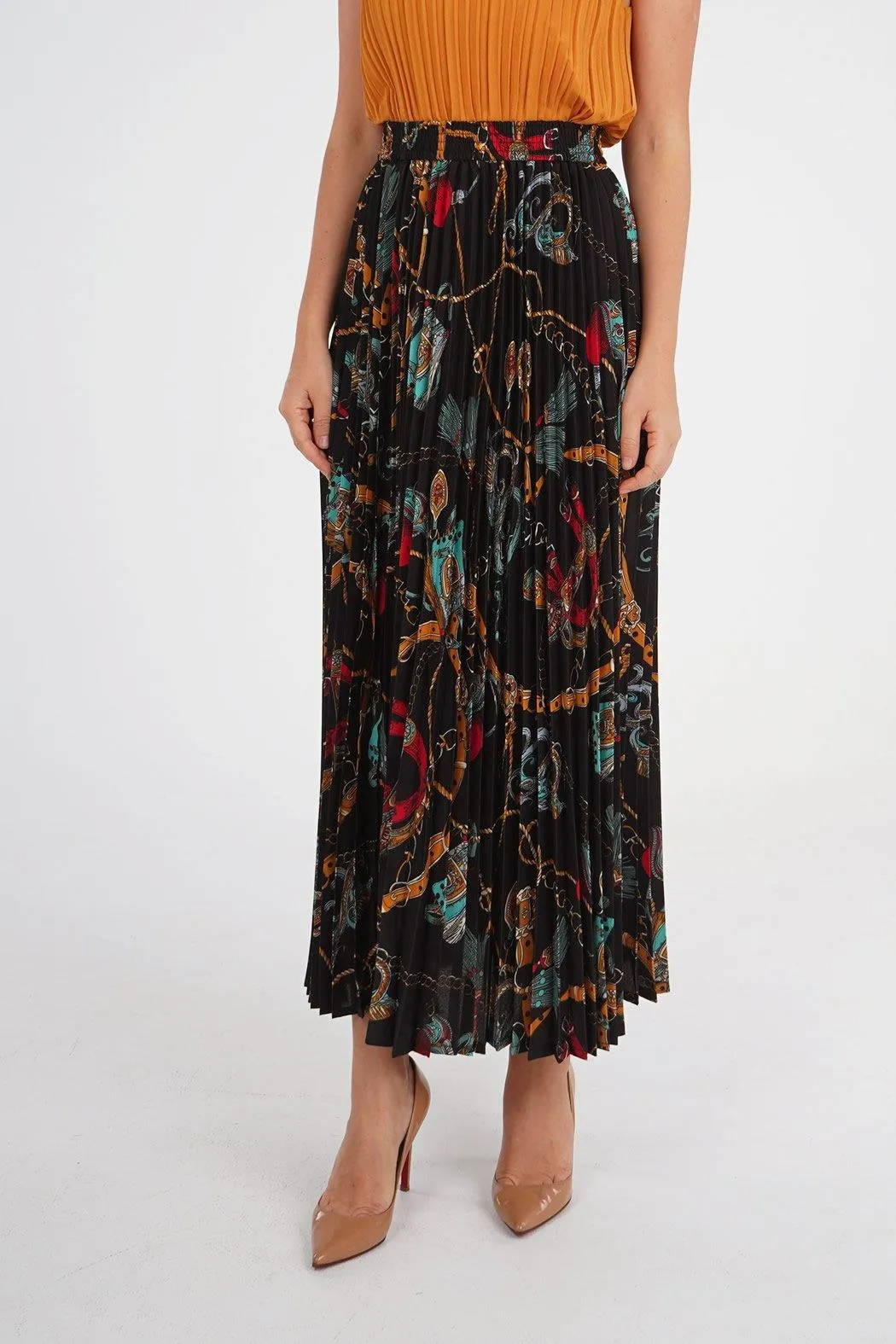 Sancha A-Line Printed Skirt