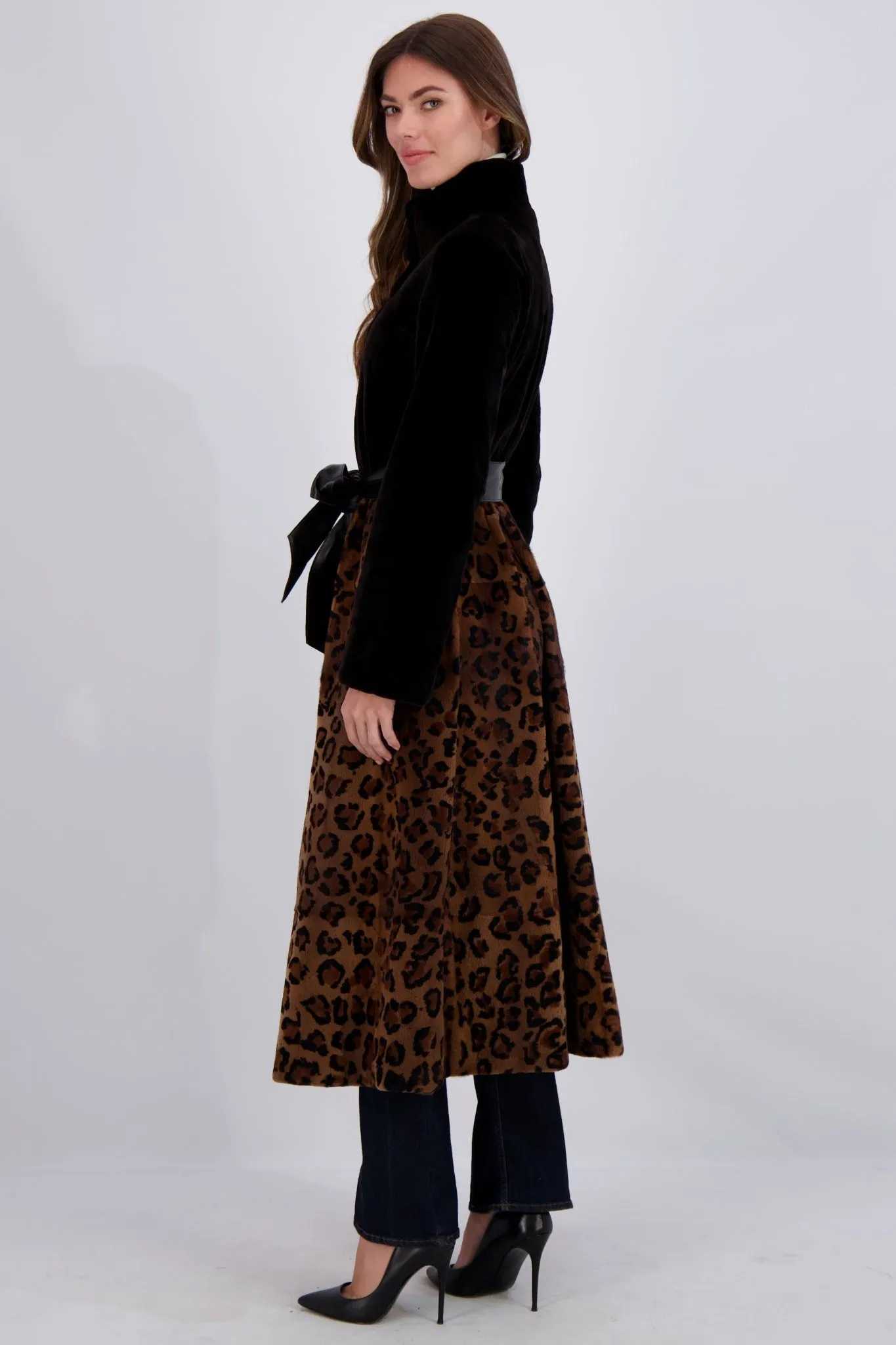 SHEARED MINK COAT