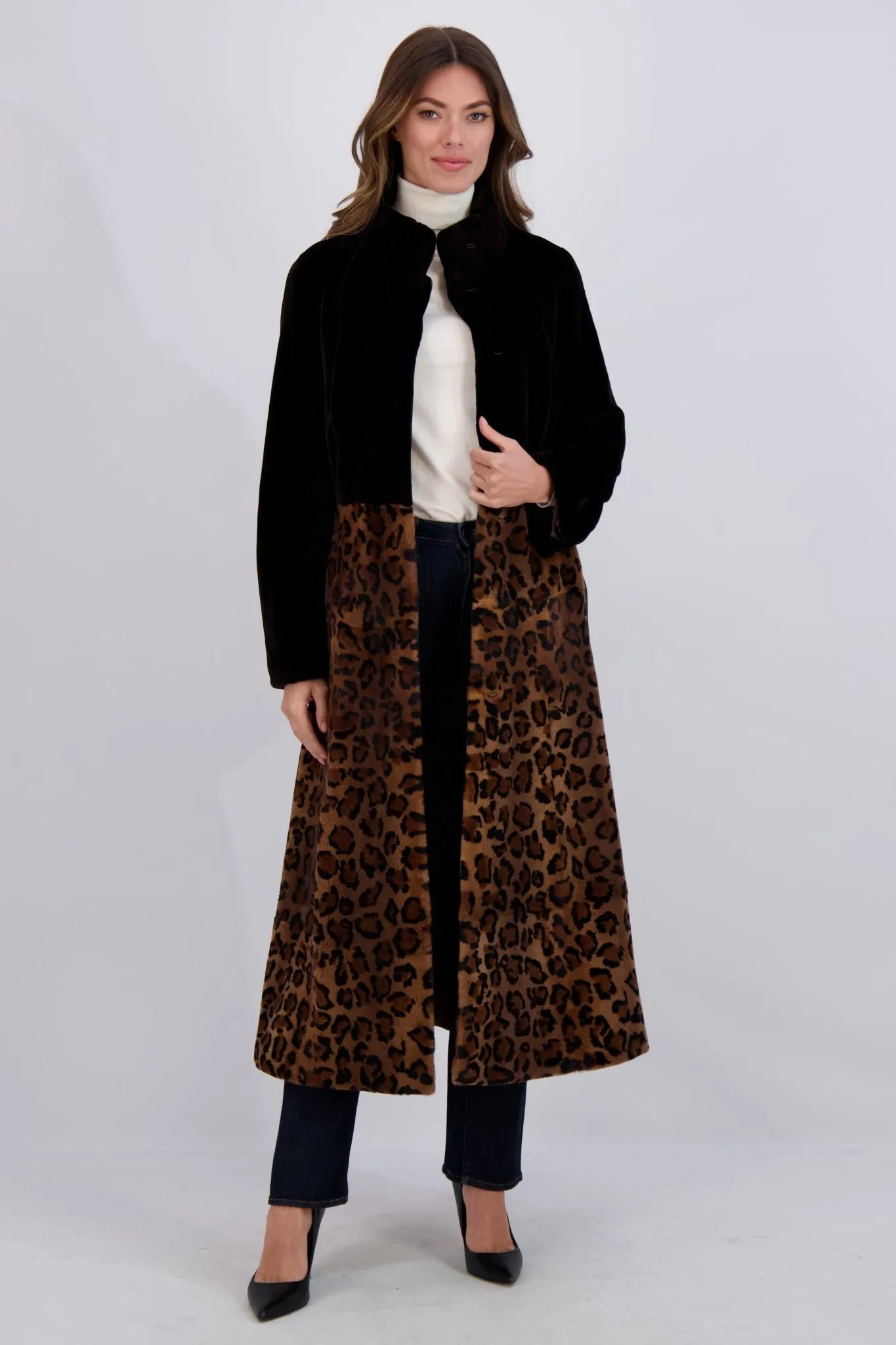 SHEARED MINK COAT