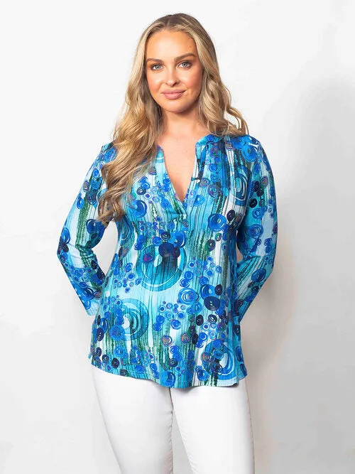 Sno Skins | Viscose Prints | Henley Hi-Lo | Women's | Oxygen