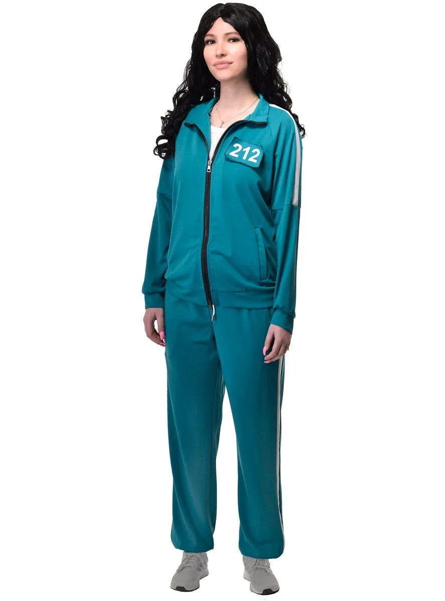 Squid Play 456 or 212 Adults Plus Size Player Tracksuit Costume