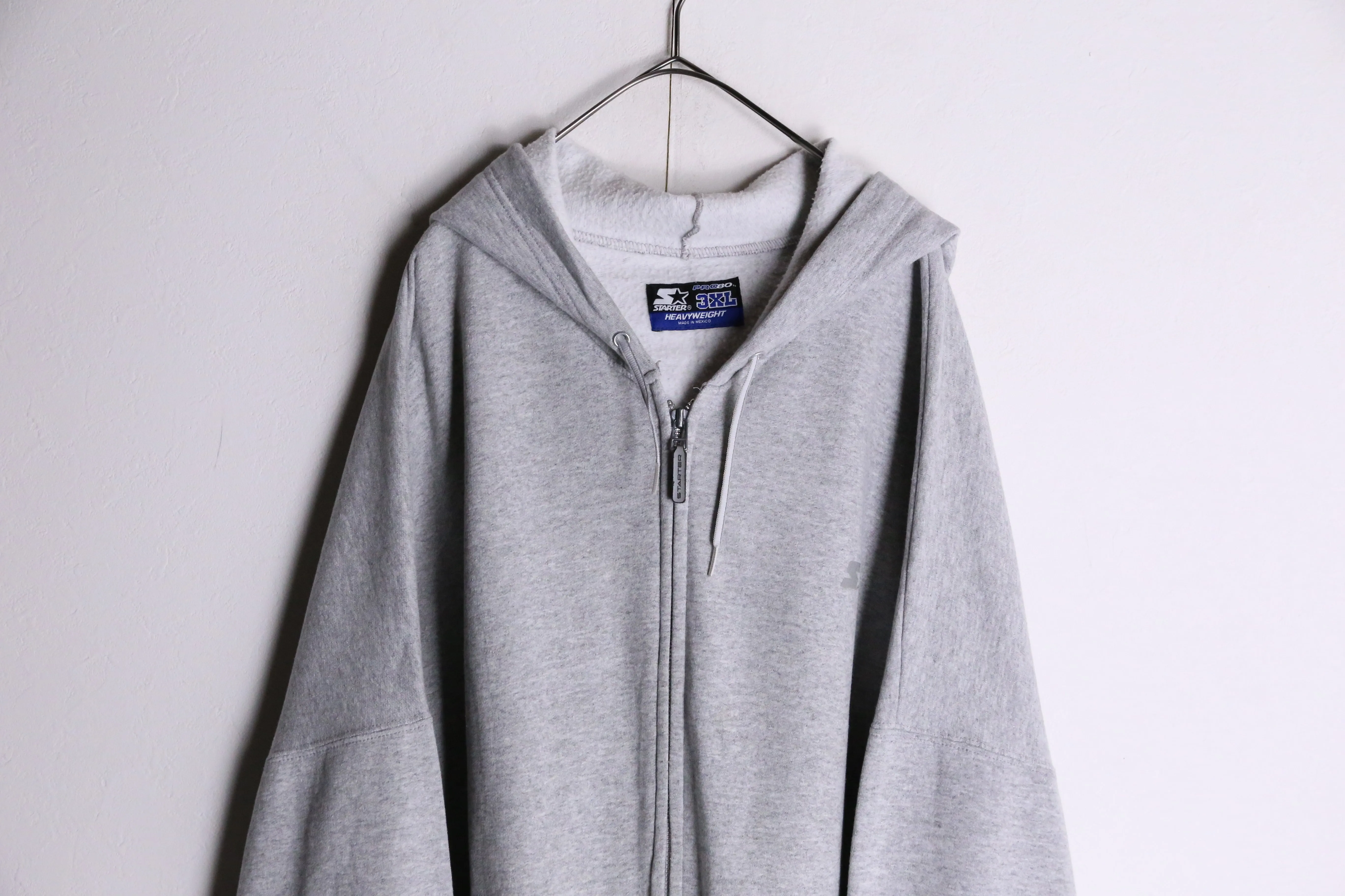 “STARTER”gray color sweatshirt hoodie