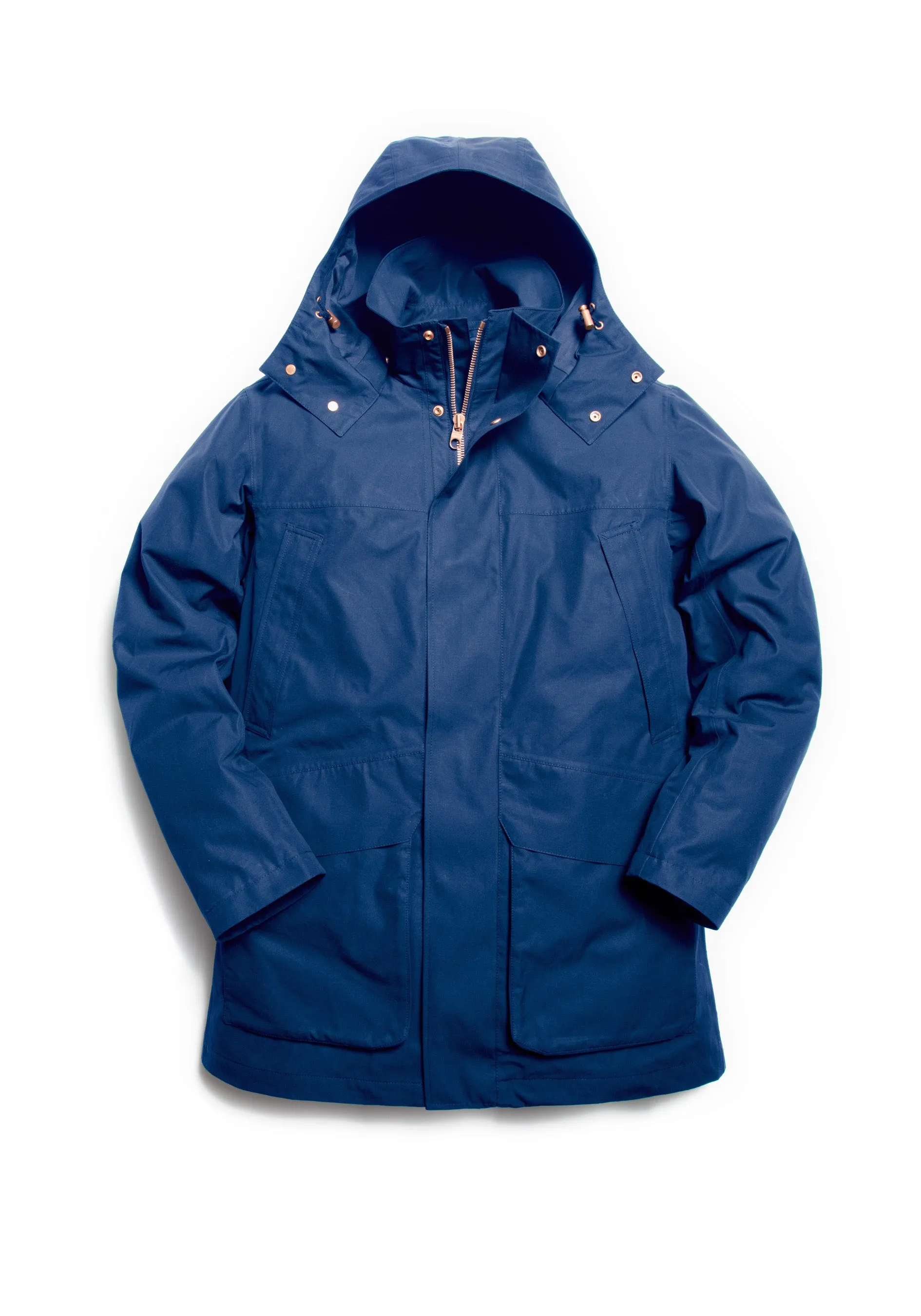 The Manchester Marine Parka - Azure