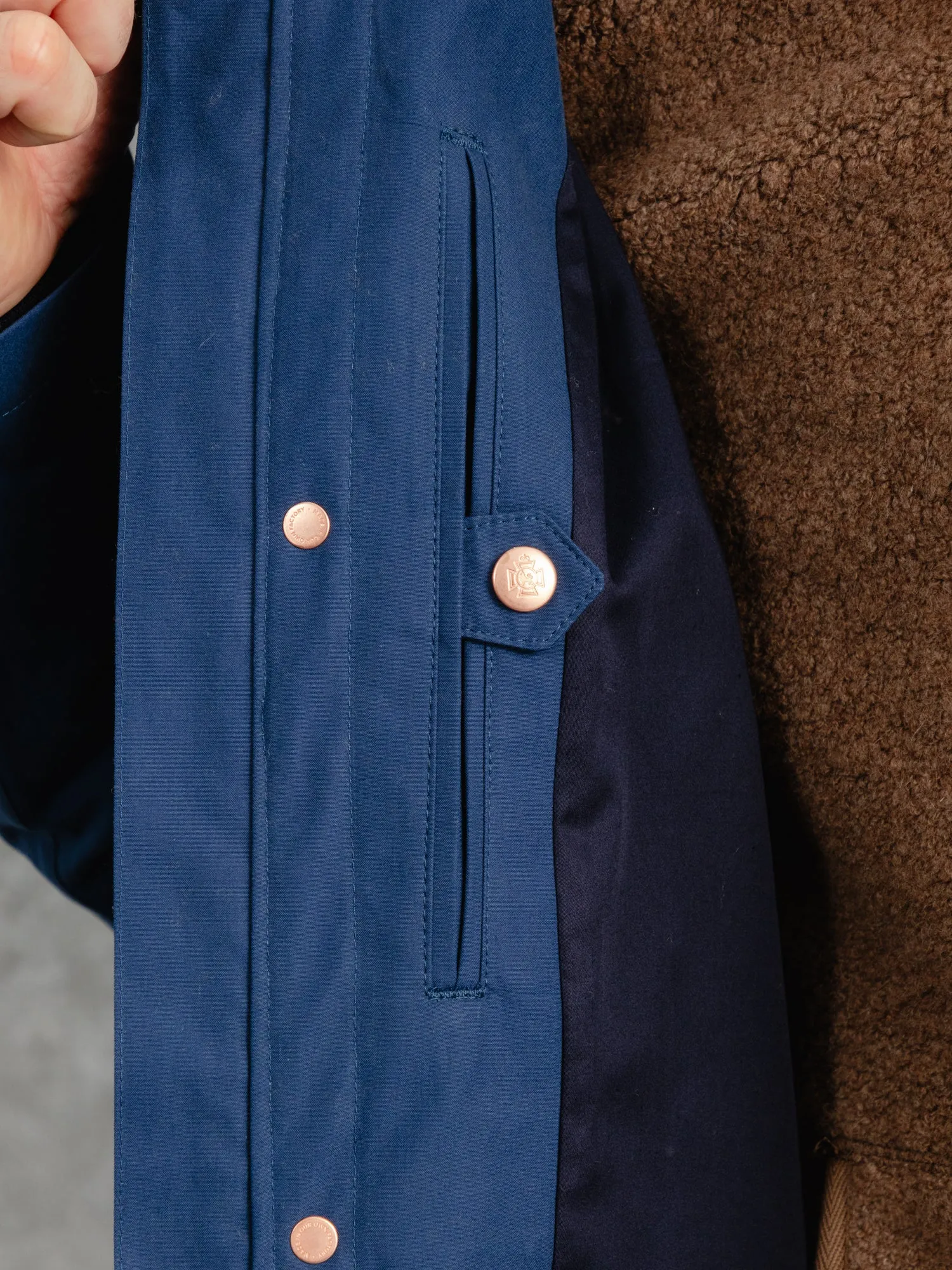 The Manchester Marine Parka - Azure