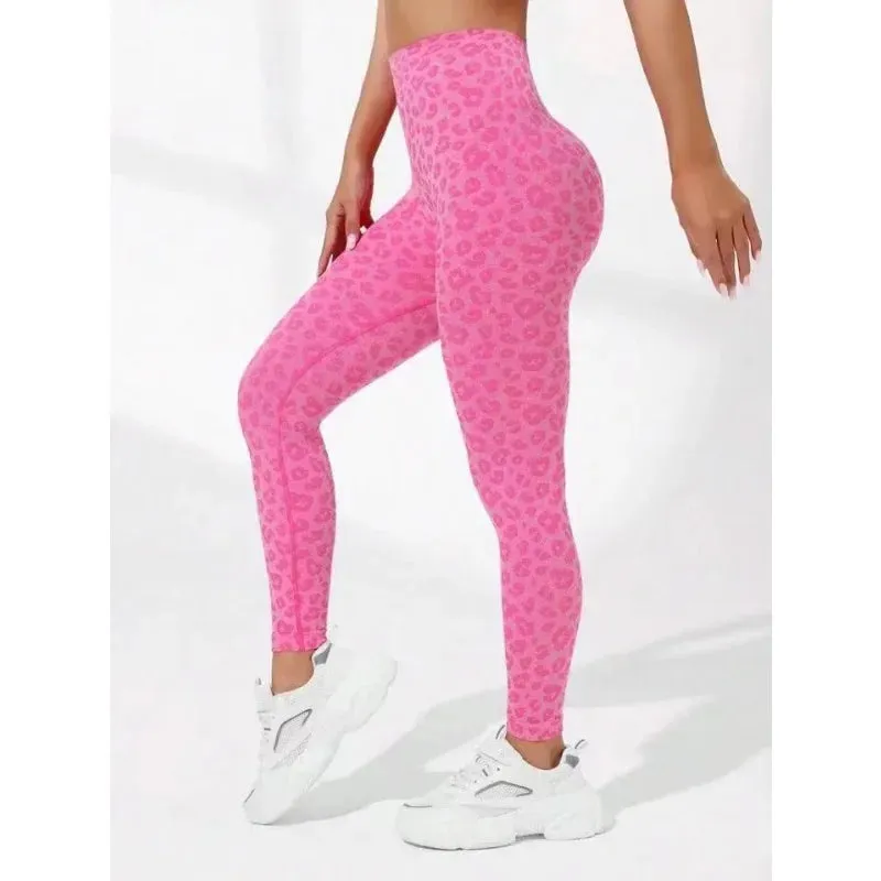 Trendy High Waist Yoga Tights Pants