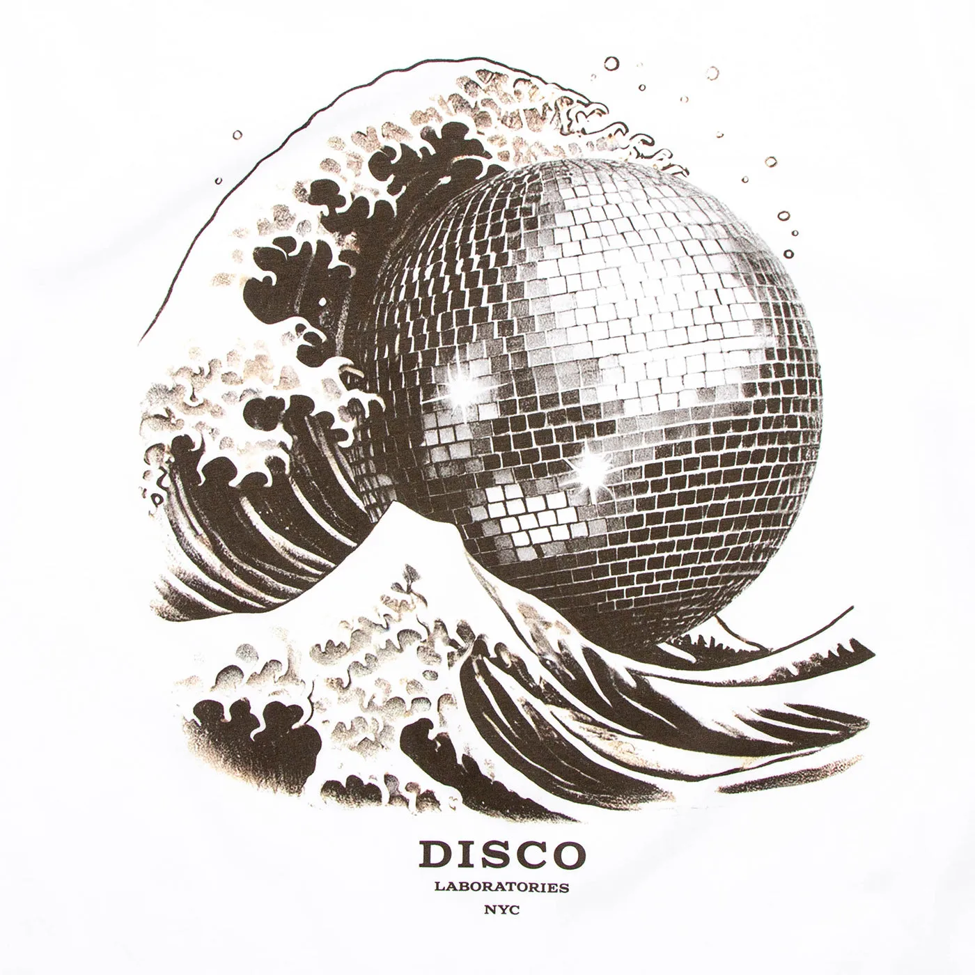 Tsunami Disco Labs NYC Back Print - Tshirt - White