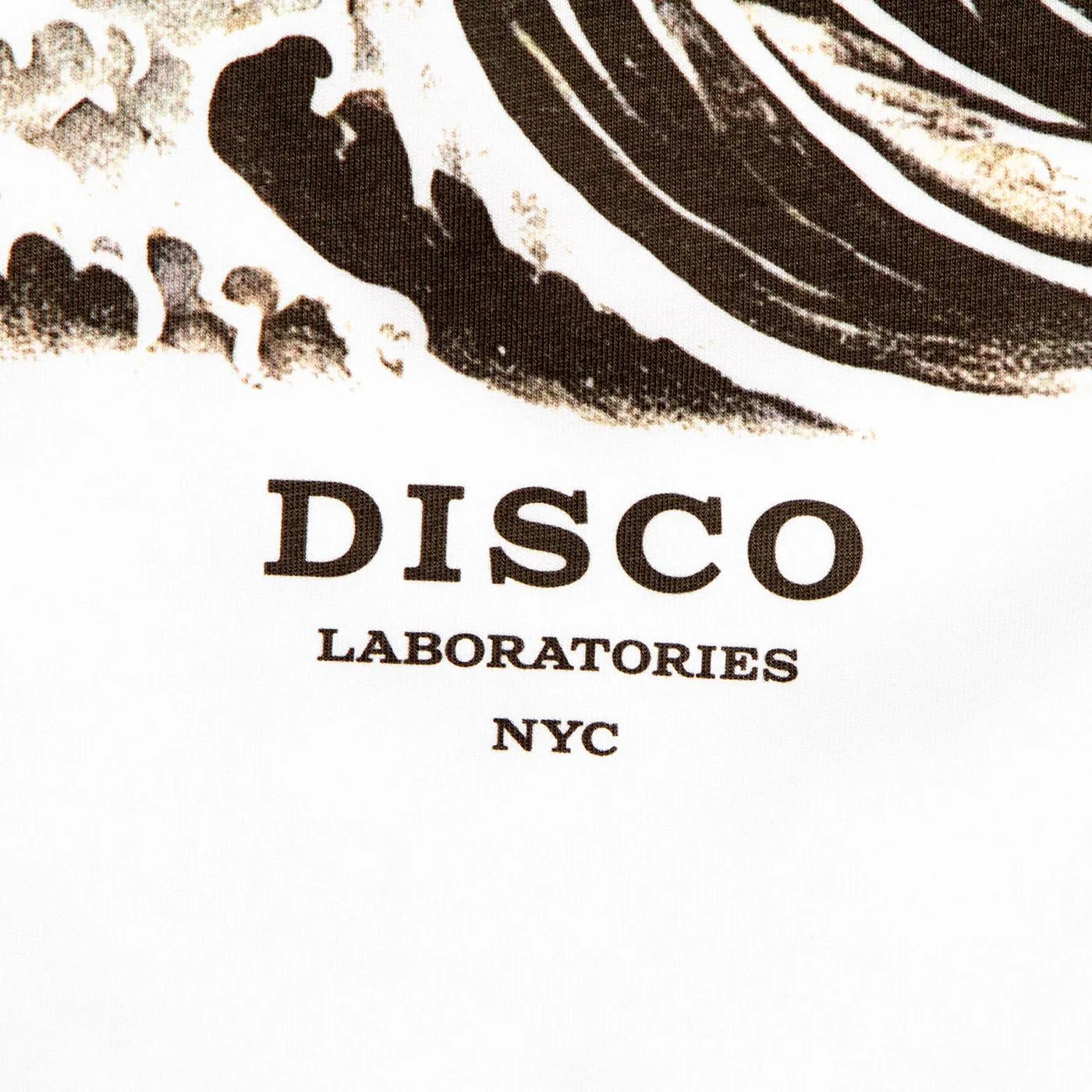 Tsunami Disco Labs NYC Back Print - Tshirt - White