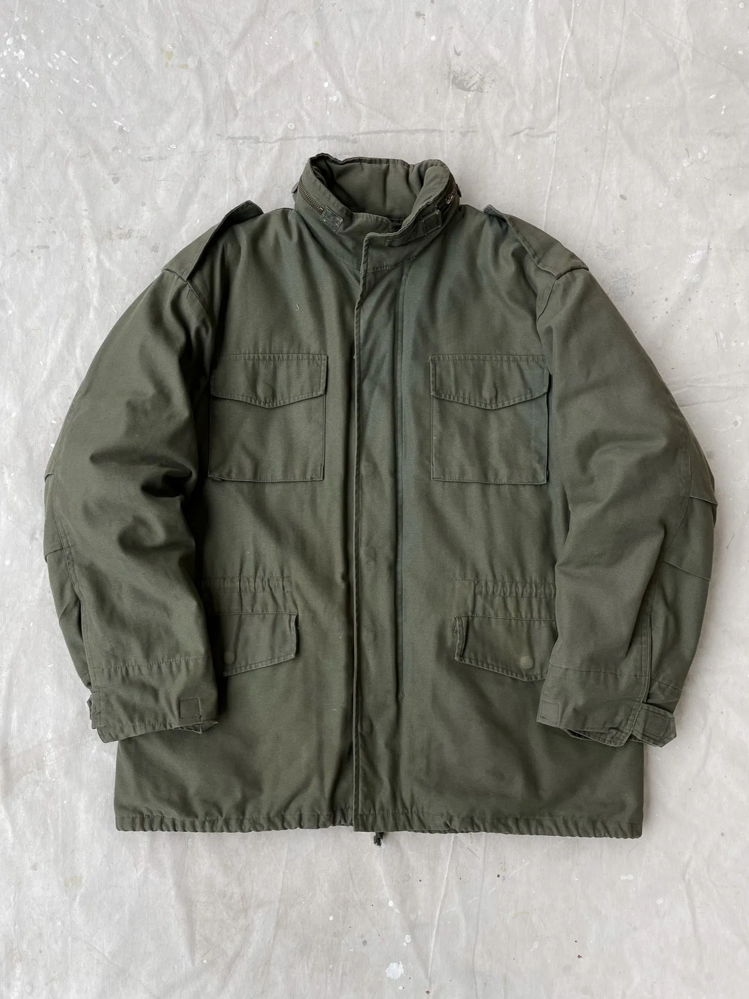 US Military M-65 Jacket with Quilted Liner—[L/XL]