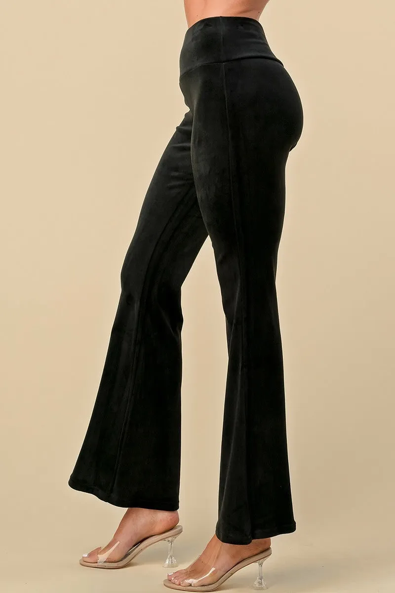 Velour High Waist Pant hi