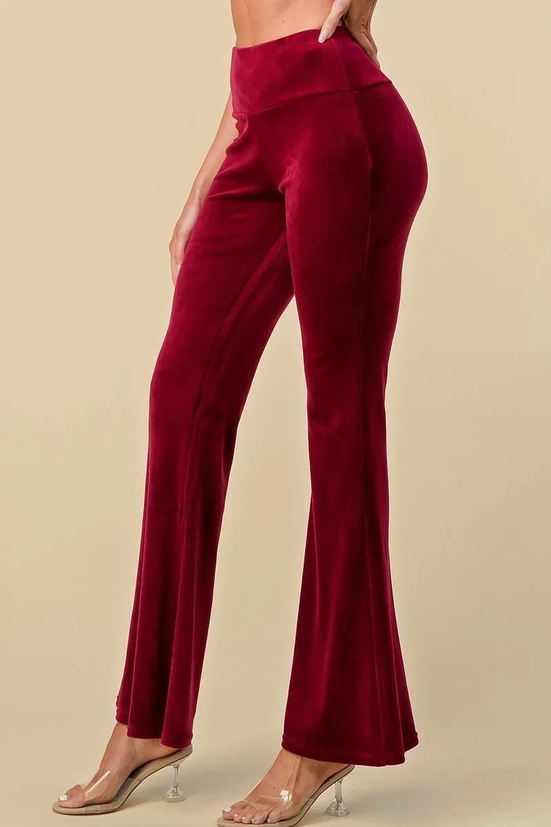 Velour High Waist Pant hi