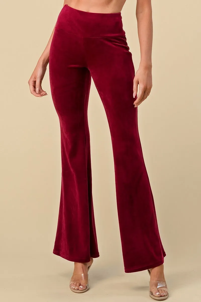 Velour High Waist Pant hi