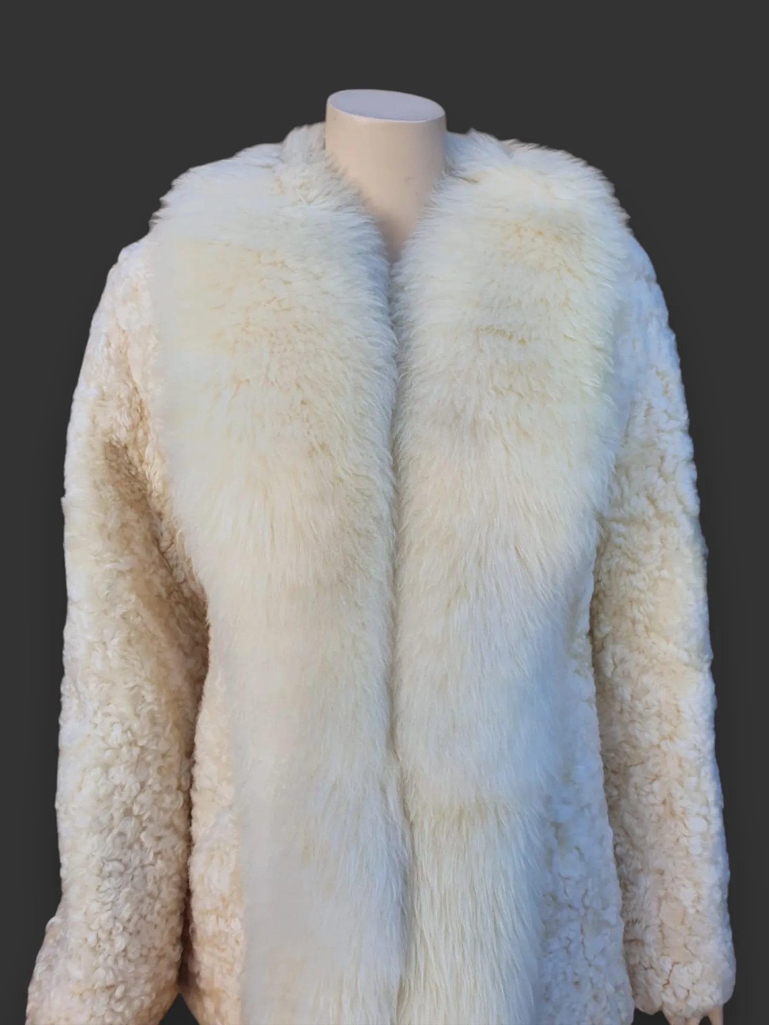 Vintage New Zealand Shearling Lamb Jacket -Medium