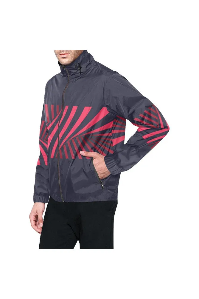 Winter Illusion All Over Print Windbreaker for Men (Model H23)