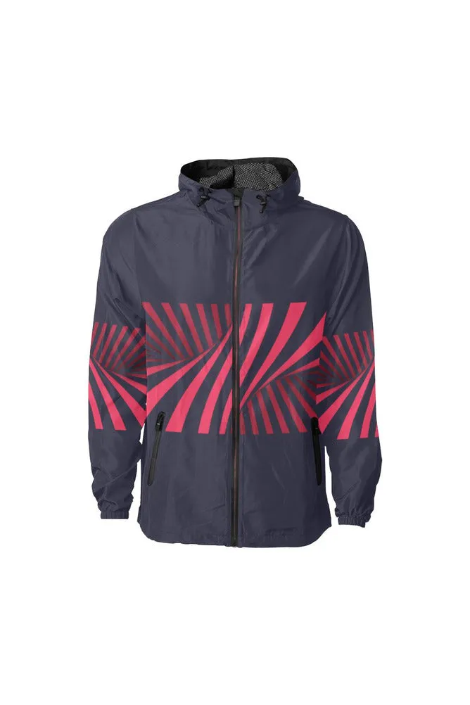 Winter Illusion All Over Print Windbreaker for Men (Model H23)