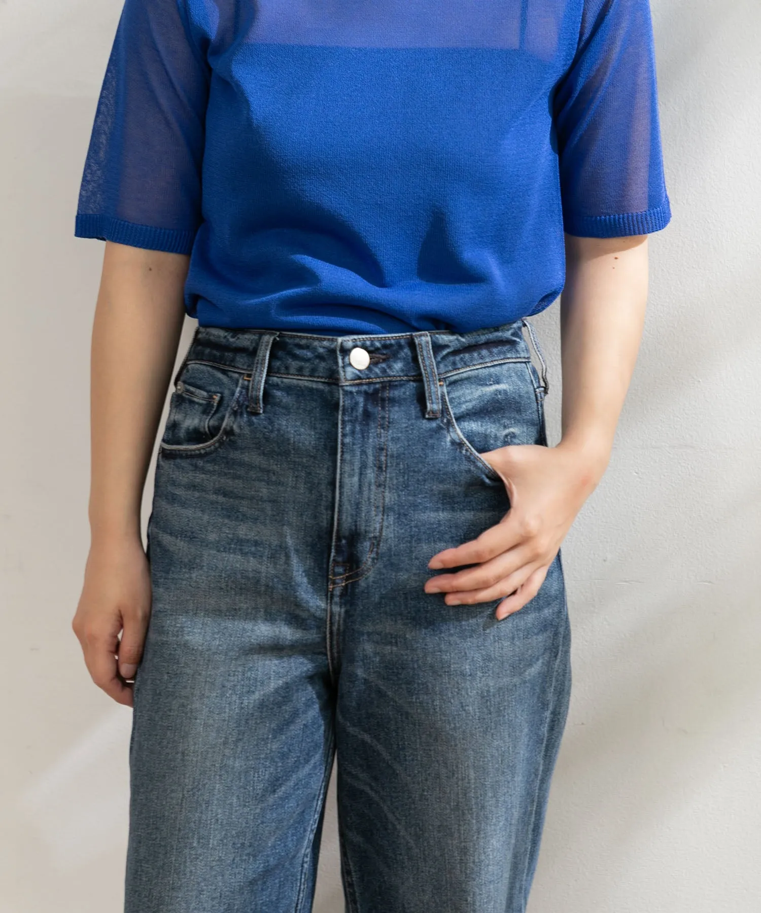 【WOMEN】Healthy denim Pink Pepper ストレートデニム