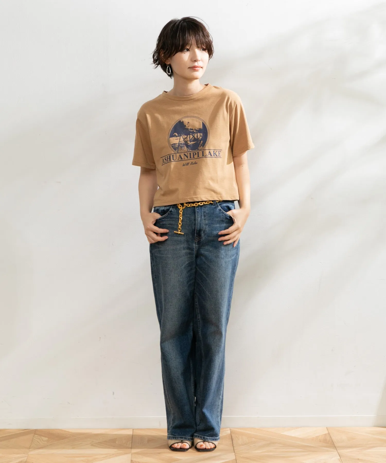 【WOMEN】Healthy denim Pink Pepper ストレートデニム