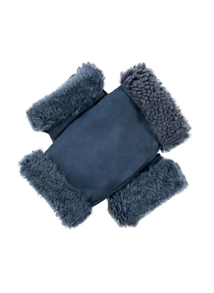 Women's Fingerless Sheepskin Mittens